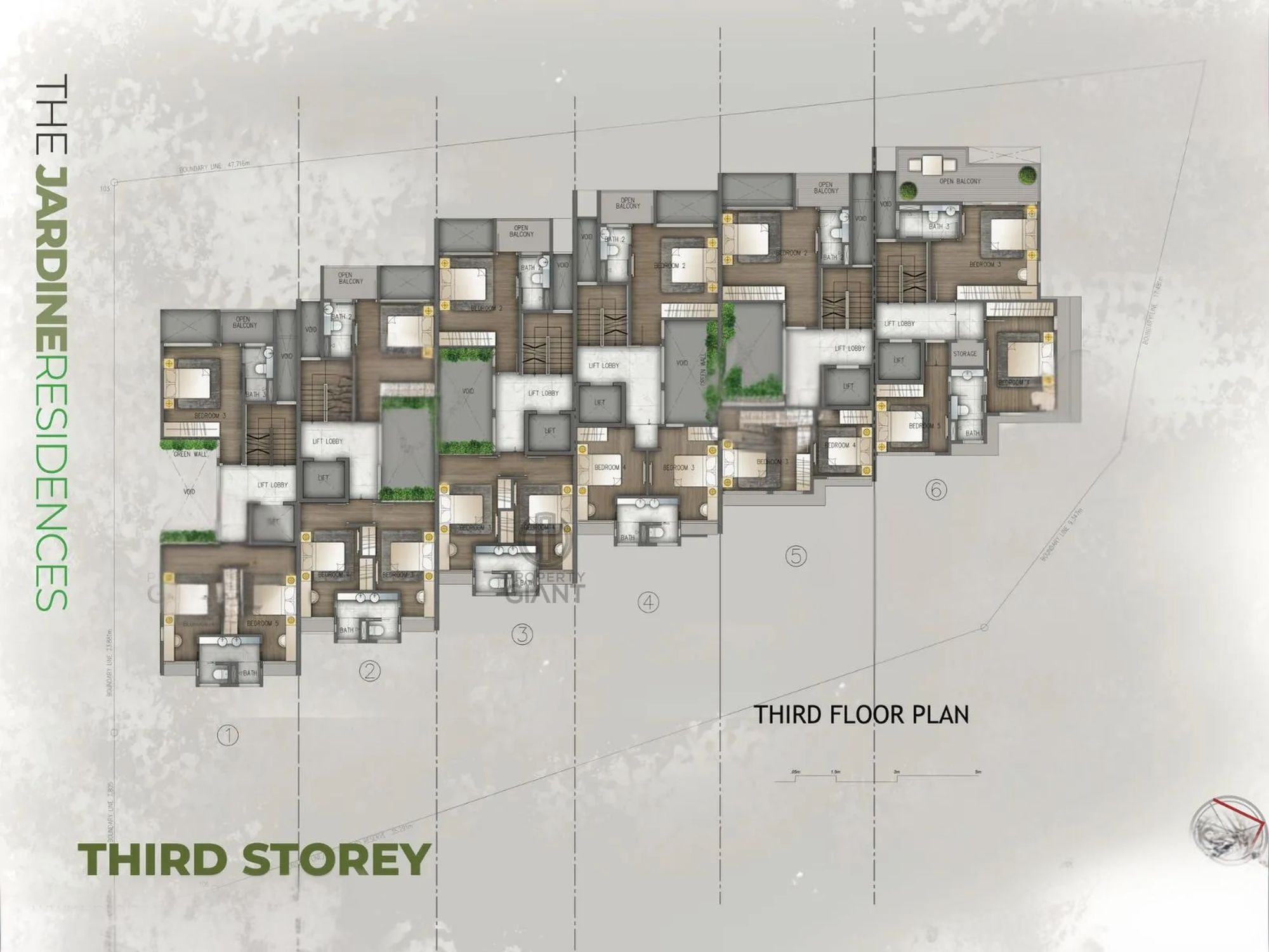 The Jardine Residences floorplan